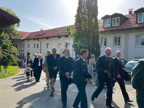 Trachtler beim Festzug